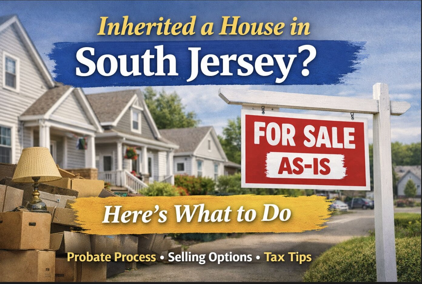 Inherited a House in South Jersey? Here’s What to Do (2026 Guide)