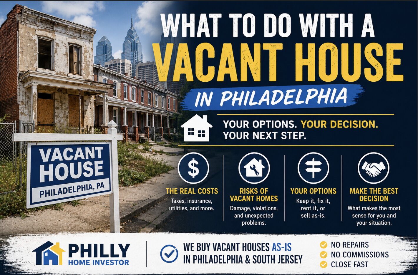What To Do With a Vacant House in Philadelphia